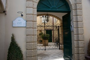 Entrance to our hotel.